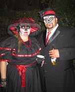 Day of the Dead Couple Halloween Costume