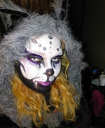 Day of the Dead Cat Homemade Costume
