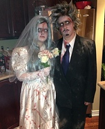 Dead Bride and Groom Couple Costume