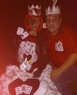 Deadly King and Queen of Hearts Homemade Costume