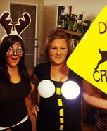 Deer in Headlights Homemade Costume