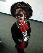 Dia de Los Muertos Homemade Costume