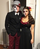 Dia de Los Muertos Couple Halloween Costume
