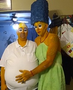 Dirty Marge n Homie Simpson Homemade Costume