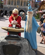 Disney Sword in the Stone Merlin and Arthur Homemade Costume