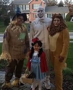 Dorothy and her Crew Homemade Costume