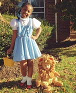 Dorothy and Lion From The Wizard of Oz Homemade Costume