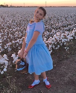 Dorothy and Toto from the Wizard of Oz Homemade Costume