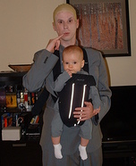 DIY matching costumes for babies and parents - Dr. Evil & Mini-Me Costume