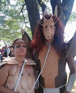 Dragon and Dragon Rider Homemade Costume