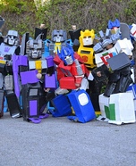Duct Tape Transformers Homemade Costume