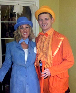 Kostuumidee voor koppels Halloween: Dumb and Dumber-kostuum