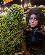 Edward Scissorhands and his Topiary Creation Homemade Costume