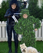 Edward Scissorhands, Bush and Hairdo Homemade Costume