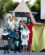 Egyptian Family Homemade Costume