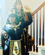 Egyptian King and Queen Homemade Costume