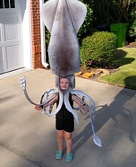 Ellie the Squid Homemade Costume