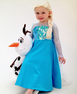 Homemade Elsa Costume