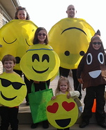 Emoji Family Homemade Costume