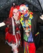 Evil Clowns Couple Homemade Costume