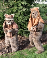 Ewok Brothers Homemade Costume