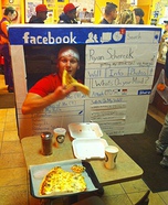 Homemade Facebook Costume
