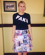Fake News Homemade Costume