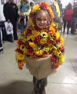 Fall Flower Pot Homemade Costume