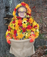 Fall Flowers Homemade Costume