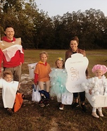 Family Bathroom Homemade Costume