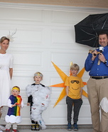 Family Weather System Homemade Costume