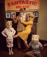 Fantastic Mr Fox Family Homemade Costume