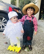 Farmer & His Chick Homemade Costume