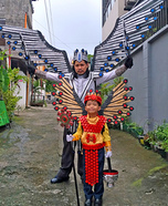 Father and Son Archangels Homemade Costume