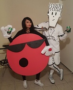 DIY couples costume - Fido Dido & Cool Spot Costume