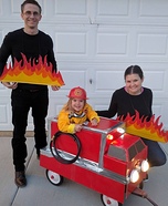 Fire Truck Family Halloween Costume