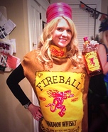Fireball Whisky Homemade Costume