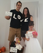 First Comes Love Homemade Costume