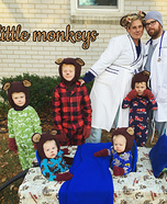 Five little Monkeys jumping on the Bed Homemade Costume