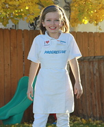 Flo from Progressive Homemade Costume