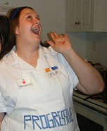 Flo the Progressive Lady Homemade Costume