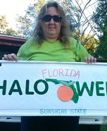 Florida License Plate/Tag Costume