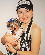 Football Player and Referee Homemade Costume