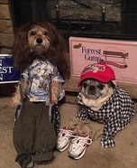 Forrest and Lieutenant Dan Dogs Homemade Costume