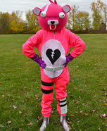 Fortnite Cuddle Bear Team Leader Homemade Costume