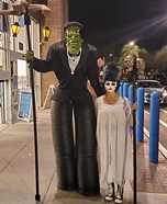 Frank & Bride Homemade Costume