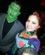Frankenstein and his Bride DIY Couple Costume