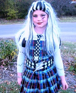 Homemade Frankensteins Daughter Costume