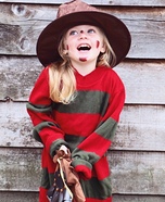 Freddy Kruger Girl Homemade Costume