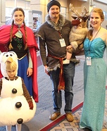 Frozen Family Homemade Costume